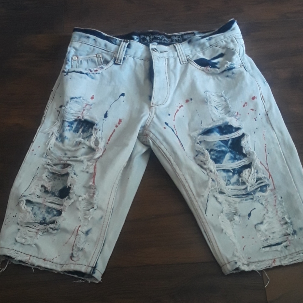 The Heritage By America 76 Denim Distillery shorts - Picture 1 of 16